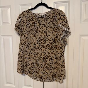 Leopard Print Women's Top